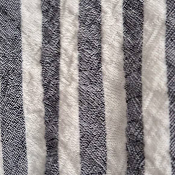 Jane & Delancey Striped  Button Up Blouse - Picture 3 of 8